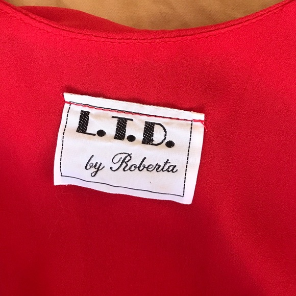 Vintage 70’s sheer red dress Roberta LTD 💃🏻 - Picture 10 of 11